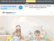 Tablet Screenshot of bipolar-lives.com